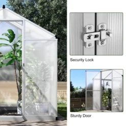 Heavy Duty Greenhouse For Outdoors With Doors And Adjustable Roof Vent Windows, Walk-in Large Sunhouse For Backyard Gardening 12 Heavy Duty Greenhouse For Outdoors With Doors And Adjustable Roof Vent Windows, Walk-in Large Sunhouse For Backyard Gardening -Garvee Sales GUEST 00b0ee67 2c15 4492 8e61 225f48e23014