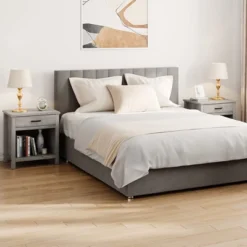 Whizmax Nightstands, Modern Bedside End Tables, Night Stands With Drawer And Storage Shelf For Living Room Bedroom, Gray 11 Whizmax Nightstands, Modern Bedside End Tables, Night Stands With Drawer And Storage Shelf For Living Room Bedroom, Gray -Garvee Sales GUEST 015102bb 0dfc 4f1a b297 1d74946620b8