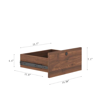 Tall Nightstand With Charging Station & Night Light, Voice Control, Wooden Large Bedside Tables With Storage Cabinet And Bookshelf For Bedroom 5 Tall Nightstand With Charging Station & Night Light, Voice Control, Wooden Large Bedside Tables With Storage Cabinet And Bookshelf For Bedroom - Image 5