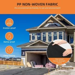 Garvee Geotextile Landscape, Geotextile Fabric, PP Drainage 350N Tensile Strength & 440N Load Capacity, Erosion Control, Drains 11 Garvee Geotextile Landscape, Geotextile Fabric, PP Drainage 350N Tensile Strength & 440N Load Capacity, Erosion Control, Drains -Garvee Sales GUEST 034de5e8 8f8d 4733 9663 6b32a466d2cf