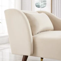 Modern Velvet Chaise Lounge Chair, Upholstered Arm Chaise Lounge With Curved Armrest, Sleeper Lounge Sofa Couch For Bedroom Office Living Room 14 Modern Velvet Chaise Lounge Chair, Upholstered Arm Chaise Lounge With Curved Armrest, Sleeper Lounge Sofa Couch For Bedroom Office Living Room -Garvee Sales GUEST 046bf6a9 5bf3 418c a9a8 5f37a1de0800