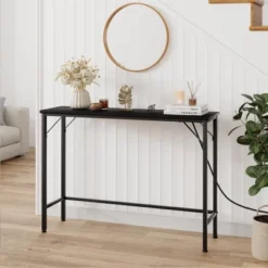 9.1" Narrow Console Table With Outlets, Behind Couch Table For Living Room 14 9.1" Narrow Console Table With Outlets, Behind Couch Table For Living Room -Garvee Sales GUEST 046e5c63 a406 47ed b88c 552264447b67