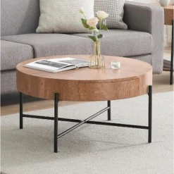 Round Coffee Table With Drawers Circle Living Room Table Wood Accent Coffee Table 13 Round Coffee Table With Drawers Circle Living Room Table Wood Accent Coffee Table -Garvee Sales GUEST 076ff5ec f3c1 4030 b7c4 57c8e7836d17