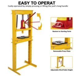 Hydraulic Press 6and12 Ton Hydraulic Shop Press, H-Frame Garage Floor Benchtop Press Adjustable Shop Press, Adjustable Working Table Height 13 Hydraulic Press 6and12 Ton Hydraulic Shop Press, H-Frame Garage Floor Benchtop Press Adjustable Shop Press, Adjustable Working Table Height -Garvee Sales GUEST 07811a18 f509 4e44 967d 9b1529943631