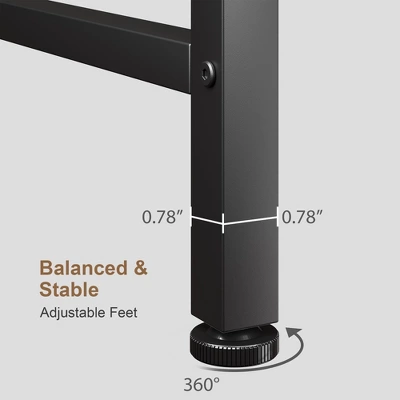 5.9" Slim Sofa Table, 2 Tier Narrow Console Table With Adjustable Shelf, Space-Saving Behind Couch Table 6 5.9" Slim Sofa Table, 2 Tier Narrow Console Table With Adjustable Shelf, Space-Saving Behind Couch Table - Image 6