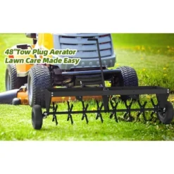 Tow Spike Aerator 48 Inches Extra-Wide Tow Bar Tow Behind Spike Aerator With Wheels Galvanized Steel Tines, Durable For Farm, Lawn (Black) 12 Tow Spike Aerator 48 Inches Extra-Wide Tow Bar Tow Behind Spike Aerator With Wheels Galvanized Steel Tines, Durable For Farm, Lawn (Black) -Garvee Sales GUEST 0b4ed94e c814 4ce8 b9d7 dd3caf7a96a8
