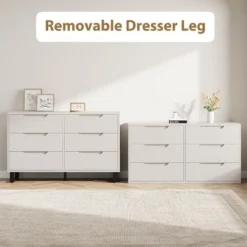 6 Dresser For Bedroom, 47.2" Wide Dresser, Freestanding Vertical Drawer Cabinet With Storage, Wooden Closet Storage Chest For Living Room, Hallway 12 6 Dresser For Bedroom, 47.2" Wide Dresser, Freestanding Vertical Drawer Cabinet With Storage, Wooden Closet Storage Chest For Living Room, Hallway -Garvee Sales GUEST 0e5a55ae c724 4f2c 98cf bd4359794ab9