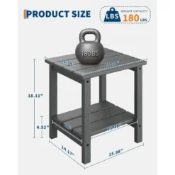 Folding Adirondack Chairs Set Of 2 With Side Table - HDPE Poly Lumber, 380lb Capacity & Weather-Resistant For Patio, Fire Pit 16 Folding Adirondack Chairs Set Of 2 With Side Table - HDPE Poly Lumber, 380lb Capacity & Weather-Resistant For Patio, Fire Pit -Garvee Sales GUEST 0ef7b640 e4ee 4206 944b 89c8e1814f35