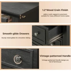 Garvee 5 Drawer Dresser For Bedroom, 48" Tall Wood Dresser & Chests Of Drawers, Modern TV Stand Chest Organizer For Living Room 12 Garvee 5 Drawer Dresser For Bedroom, 48" Tall Wood Dresser & Chests Of Drawers, Modern TV Stand Chest Organizer For Living Room -Garvee Sales GUEST 113a5fd0 2ca0 4deb 8a79 1ab8cf511696