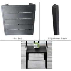 3-Piece Bistro Set, Outdoor Bistro Set, Stackable Metal Square Table And Chairs, Small Conversation Set Patio Furniture For Backyard, Deck 13 3-Piece Bistro Set, Outdoor Bistro Set, Stackable Metal Square Table And Chairs, Small Conversation Set Patio Furniture For Backyard, Deck -Garvee Sales GUEST 15f5e978 3f35 4d8a 9c87 3d1343786412