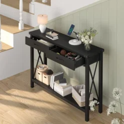 Whizmax Entryway Table, Hallway Table For Entryway, Farmhouse Console Table With Drawers, Wood Sofa Table For Living Room, Foyer 11 Whizmax Entryway Table, Hallway Table For Entryway, Farmhouse Console Table With Drawers, Wood Sofa Table For Living Room, Foyer -Garvee Sales GUEST 192e62b0 8e51 4457 bfe8 ef52ad7a0ab2