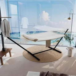 12FT Double Hammock With Stand Heavy Duty Portable Hammocks 475 Lbs Large Outdoor Hammocks With Carrying Bag For Patio, Beach, Backyard 13 12FT Double Hammock With Stand Heavy Duty Portable Hammocks 475 Lbs Large Outdoor Hammocks With Carrying Bag For Patio, Beach, Backyard -Garvee Sales GUEST 193dc7a6 a9db 4c6a b27f f329c0058dc3