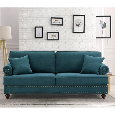 Modern Sofa, 82" Chenille Upholstered Couch, Loveseat Sofa, Sectional Love Seat Couch, Mid-Century Sofa For Living Room, Bedroom, Apartment, Office 1 Modern Sofa, 82" Chenille Upholstered Couch, Loveseat Sofa, Sectional Love Seat Couch, Mid-Century Sofa For Living Room, Bedroom, Apartment, Office