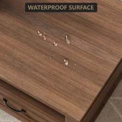 Farmhouse Coffee Table With Drawers, 47.2" Center Table Rustic Coffee Tables White Brown Living Room Table 12 Farmhouse Coffee Table With Drawers, 47.2" Center Table Rustic Coffee Tables White Brown Living Room Table -Garvee Sales GUEST 1a67f0af 8b90 4567 8428 4c81fd3076bf