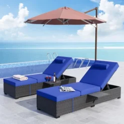 Garvee Outdoor PE Wicker Chaise Lounge Chairs Set Of 2 Patio Brown Rattan Reclining Chair Adjustable Backrest Pool Sunbathing Recliners 19 Garvee Outdoor PE Wicker Chaise Lounge Chairs Set Of 2 Patio Brown Rattan Reclining Chair Adjustable Backrest Pool Sunbathing Recliners -Garvee Sales GUEST 1b0e28d0 8bd7 483f 8624 c64ddeecfbea