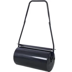 Lawn Roller, Push/Tow Behind Water/Sand Filled Steel Yard Sod Roller For Garden Backyard, 13 Gallon