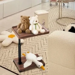 C-Shaped Adjustable Height End Table, 360-Degree Swivel TV Tray Table For Small Spaces, Side Table With Wheels For Living Room And Bedroom, Bed Side 13 C-Shaped Adjustable Height End Table, 360-Degree Swivel TV Tray Table For Small Spaces, Side Table With Wheels For Living Room And Bedroom, Bed Side -Garvee Sales GUEST 1bf03a38 908a 4ea6 9b53 6c34f01e69a8