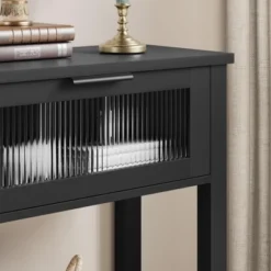 Entryway Table, Wood Console Table With 2 Glass Drawers, 2 Tier Sofa Table With Storage 14 Entryway Table, Wood Console Table With 2 Glass Drawers, 2 Tier Sofa Table With Storage -Garvee Sales GUEST 1c64f492 70d7 4f9a bce8 cf3da5af9e7a