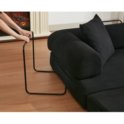 3 Seat 4-in-1 Folding Convertible Out Sleeper Sofa Bed, King Size 78.5" 5 3 Seat 4-in-1 Folding Convertible Out Sleeper Sofa Bed, King Size 78.5" - Image 5