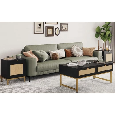 Rattan NightStand 2 Rattan NightStand - Image 2