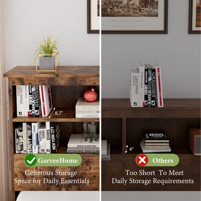 Storage Wooden Bed Frame With Bookcase Headboard And 4 Large Drawers 6 Storage Wooden Bed Frame With Bookcase Headboard And 4 Large Drawers - Image 6