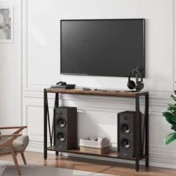 Whizmax 2-Tier Narrow Console Sofa Side Table, Premium Entryway Furniture, 42.9” X 9.8” X 29.9” (Gray ) 13 Whizmax 2-Tier Narrow Console Sofa Side Table, Premium Entryway Furniture, 42.9” X 9.8” X 29.9” (Gray ) -Garvee Sales GUEST 21480bd4 5532 4195 830e 5d163f225907