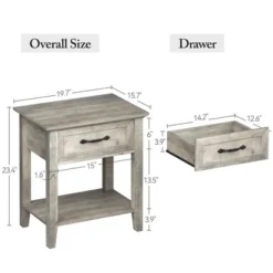 Nightstand Modern End Table Side Table With Storage Drawer 9 Nightstand Modern End Table Side Table With Storage Drawer -Garvee Sales GUEST 2303569d da22 4fbf 918d 015af9d49581