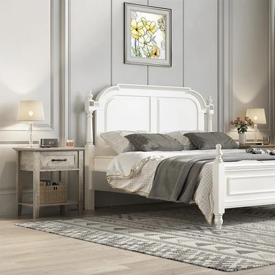 Nightstand Modern End Table Side Table With Storage Drawer 3 Nightstand Modern End Table Side Table With Storage Drawer - Image 3