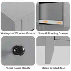 Dresser For Bedroom With 6 Drawers, 31.5" Farmhouse Chest Of Drawers Closet With Metal Handle, Wooden Dresser Organizer, For Bedroom, Living Room 9 Dresser For Bedroom With 6 Drawers, 31.5" Farmhouse Chest Of Drawers Closet With Metal Handle, Wooden Dresser Organizer, For Bedroom, Living Room -Garvee Sales GUEST 24515aec d514 473d ba4a b59b09ce5323