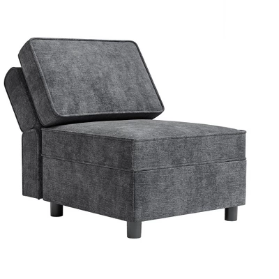 Chenille Reversible Sectional Sofa, 9-Seater Modular Sectional Sofa, U-Shape Modular Couch Storage Seats Ottomans With Chaise 7 Chenille Reversible Sectional Sofa, 9-Seater Modular Sectional Sofa, U-Shape Modular Couch Storage Seats Ottomans With Chaise - Image 7