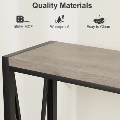 43" Console Table, 2-Tier Industrial Narrow Entryway Table , Sofa Table, Console Tables For Entryway 7 43" Console Table, 2-Tier Industrial Narrow Entryway Table , Sofa Table, Console Tables For Entryway - Image 7