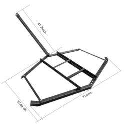 Driveway Drag 74" Width With 2 Adjustable Bars, Heavy Duty Steel Tow Behind Drag Harrow Grader For ATV, Garden Lawn Tractors, Hay Field, Gravel, Soil -Garvee Sales GUEST 28158fbc a220 4f2b 985f 27bedf67221b