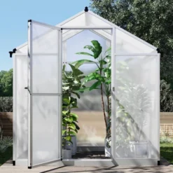 Heavy Duty Greenhouse For Outdoors With Doors And Adjustable Roof Vent Windows, Walk-in Large Sunhouse For Backyard Gardening 14 Heavy Duty Greenhouse For Outdoors With Doors And Adjustable Roof Vent Windows, Walk-in Large Sunhouse For Backyard Gardening -Garvee Sales GUEST 284388f7 b705 412d 9f81 9d263af6fbec