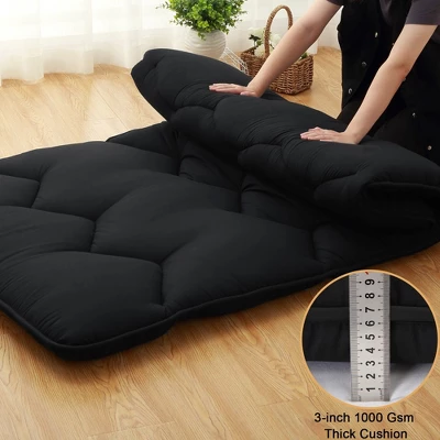Foldable Futon Mattress Solid Color Floor Mattress Japanese Floor Bed Tatami Mattresses For Dorm Living Room 2 Foldable Futon Mattress Solid Color Floor Mattress Japanese Floor Bed Tatami Mattresses For Dorm Living Room - Image 2