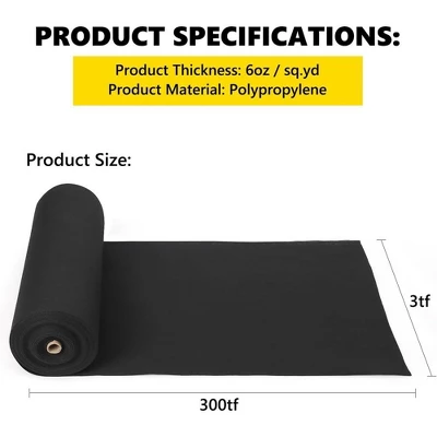 Heavy Duty Non Woven Weed Barrier Fabric, Weed And Puncture Resistant 350N, Tensile Strength 440N, Load Capacity, For Landscaping French Gutters 6 Heavy Duty Non Woven Weed Barrier Fabric, Weed And Puncture Resistant 350N, Tensile Strength 440N, Load Capacity, For Landscaping French Gutters - Image 6