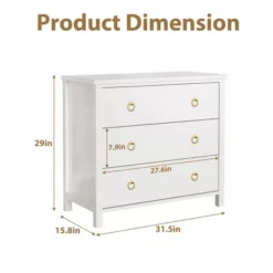 Freestanding Dresser Storage, Vertical Cabinet With Storage Drawer Dresser, Wooden Closet Dressers Chest For Bedroom, Nursery, Living Room