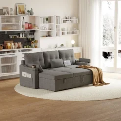 Multifunctional L-Shaped Sectional Sofa With Pull-Out Bed And Storage – Modern Design For Living Room Comfort 15 Multifunctional L-Shaped Sectional Sofa With Pull-Out Bed And Storage – Modern Design For Living Room Comfort -Garvee Sales GUEST 2a043219 adb8 4b83 9d18 a9c091bc4caa