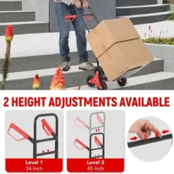 Stair Climbing Dolly, 330 Lbs Weight Capacity, Foldable Hand Truck With 6 Rubber Wheels 11 Stair Climbing Dolly, 330 Lbs Weight Capacity, Foldable Hand Truck With 6 Rubber Wheels -Garvee Sales GUEST 2a379b83 0a1b 4243 b717 4f4e19558c76