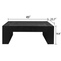 Living Room Wood Table, Versatile Table ,Black Wood Coffee Table,Modern Black Solid Wood Coffee Table 7 Living Room Wood Table, Versatile Table ,Black Wood Coffee Table,Modern Black Solid Wood Coffee Table -Garvee Sales GUEST 2b874ba4 9d8e 44bb 9a5f 49db0f513e49
