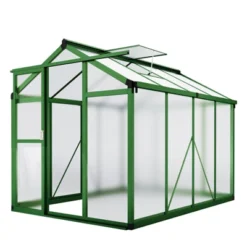Whizmax 6x8/6x10 FT Aluminum Greenhouse - Heavy Duty Polycarbonate Panels With Roof Vent, Walk-In Garden House For Backyard, Patio, Easy Assembly 14 Whizmax 6x8/6x10 FT Aluminum Greenhouse - Heavy Duty Polycarbonate Panels With Roof Vent, Walk-In Garden House For Backyard, Patio, Easy Assembly -Garvee Sales GUEST 2dc8a22a b5a3 4be5 a7ff 268e3311a363