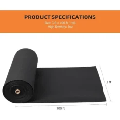 Garvee Geotextile Landscape, Geotextile Fabric, PP Drainage 350N Tensile Strength & 440N Load Capacity, Erosion Control, Drains