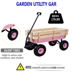 Garden Cart Utility Wagon 176 LBS Large Loading Capacity Metal Garden Wagon All Terrain Pulling Cart,abstract,pink,39.37''L X 19.30''W X 20.28''H 7 Garden Cart Utility Wagon 176 LBS Large Loading Capacity Metal Garden Wagon All Terrain Pulling Cart,abstract,pink,39.37''L X 19.30''W X 20.28''H -Garvee Sales GUEST 3098388a bdec 481d 83a3 fe3d1bdc1add