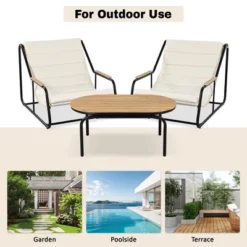 Outdoor Chaise Lounge Chair Set Of 3, Patio Reclining Chair With Acacia Side Table, Pool Sunbathing Recliner With Cushion For Patio Backyard 11 Outdoor Chaise Lounge Chair Set Of 3, Patio Reclining Chair With Acacia Side Table, Pool Sunbathing Recliner With Cushion For Patio Backyard -Garvee Sales GUEST 30aea1ef 8059 4cdf 95ec f134cd635ed6