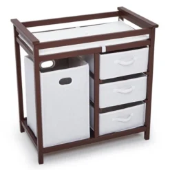 Wooden Baby Changing Table Solid Wood Diaper Changing Station Changing Table With Laundry Basket And Drawer 13 Wooden Baby Changing Table Solid Wood Diaper Changing Station Changing Table With Laundry Basket And Drawer -Garvee Sales GUEST 31dc516d 2bc5 42d3 b5ad 257976bcaeb7
