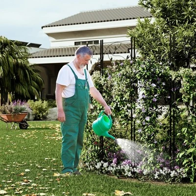 No Dig Dog Fence Outdoor - Rustproof Animal Barrier With Gate, Decorative Garden Fence Panels For Yard Border, Patio 4 No Dig Dog Fence Outdoor - Rustproof Animal Barrier With Gate, Decorative Garden Fence Panels For Yard Border, Patio - Image 4