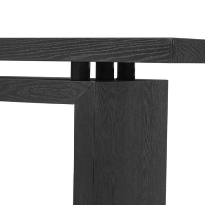 Ash Veneer Console Table, Modern Simple Style, Featuring Clever Tabletop Design, Suitable For Entryway, Hallway, Living Room, Foyer 3 Ash Veneer Console Table, Modern Simple Style, Featuring Clever Tabletop Design, Suitable For Entryway, Hallway, Living Room, Foyer - Image 3
