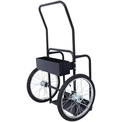 Double Cylinder Cart, Dual Oxygen Tank Cart Dolly With 2 Hinges, 2 20" Phneumaticr Wheels, Removable 220 Lbs Load Capacity Cart 1 Double Cylinder Cart, Dual Oxygen Tank Cart Dolly With 2 Hinges, 2 20" Phneumaticr Wheels, Removable 220 Lbs Load Capacity Cart