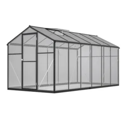 Greenhouse For Outdoors, Walk In Greenhouse With Lockable Door, Ventilation Window And Aluminum Frame For Backyard Balcony Garden Sunroom 18 Greenhouse For Outdoors, Walk In Greenhouse With Lockable Door, Ventilation Window And Aluminum Frame For Backyard Balcony Garden Sunroom -Garvee Sales GUEST 35e76639 26c8 4f80 b6c8 727d7950b7af