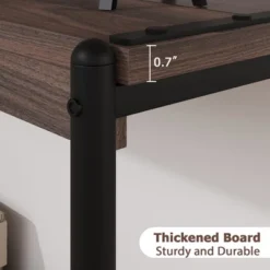 Whizmax 2-Tier Narrow Console Sofa Side Table For Entryway,Hallway,Living Room, 39.5in L X 13.7in W X 25.6in H -Garvee Sales GUEST 3713f02f e719 4798 a823 841ea8e08e0e