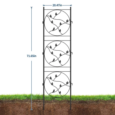 No Dig Dog Fence Outdoor - Rustproof Animal Barrier With Gate, Decorative Garden Fence Panels For Yard Border, Patio 1 No Dig Dog Fence Outdoor - Rustproof Animal Barrier With Gate, Decorative Garden Fence Panels For Yard Border, Patio